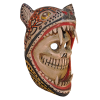 Máscara de Caballero Muerte Jaguar, Carnaval, Hidalgo México