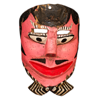 Máscara de Diablo Tejorón, Tejorónes, Oaxaca México