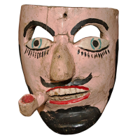 Máscara de Juan Tirador, Los Tlacololeros, Guerrero México