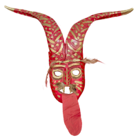 Máscara de Diablo Baltazar, Carnaval, Querétaro México